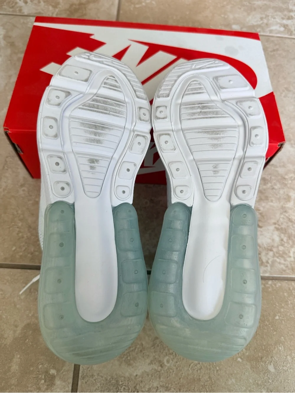 Nike Air Max 270 Triple White Sneakers